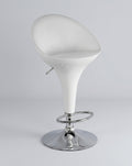 Modo Gloss Stool by Modo Chairs with a sleek, glossy finish and modern design, shown from a side view.