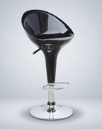 Modern Modo Gloss Stool by Modo Chairs with a sleek, glossy finish and minimalist design, shown from a side angle.