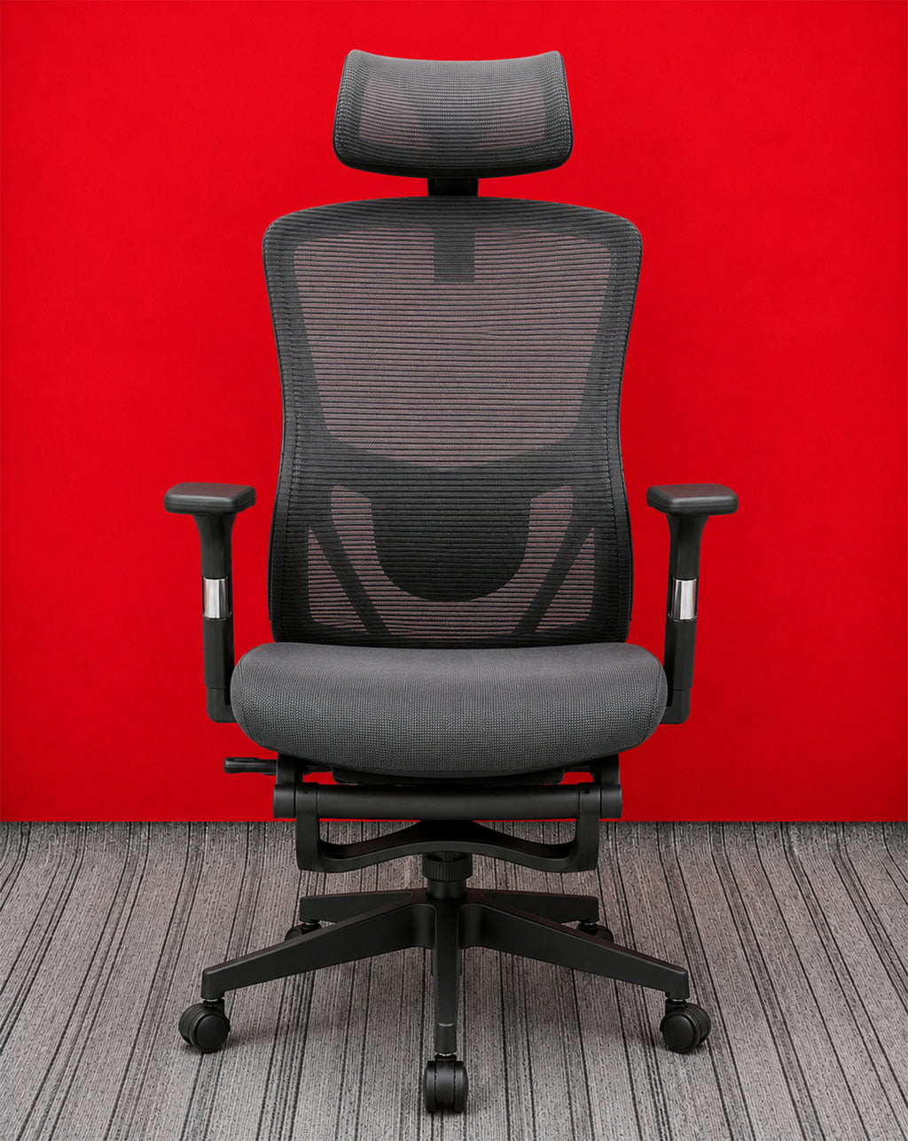 Modo Aero Pro gaming and office chair with ergonomic black design, adjustable armrests, and high-back support.