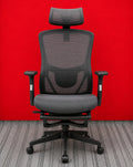 Modo Aero Pro gaming and office chair with ergonomic black design, adjustable armrests, and high-back support.
