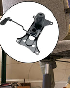 Modo Chairs swivel tilt control chair mechanism showing metal components for adjustable chair movement and stability.