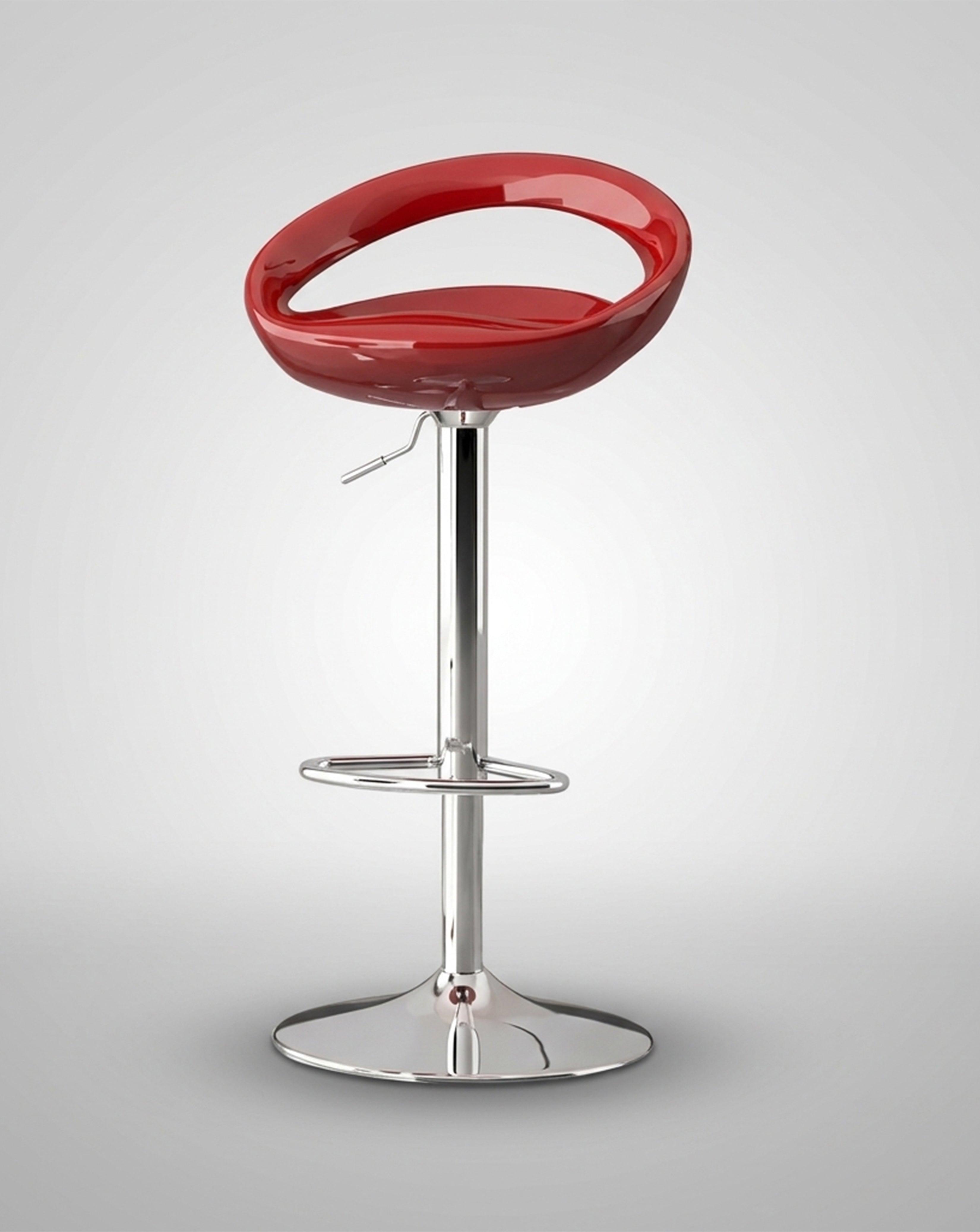 Modo Sapphire Stool by Modo Chairs with a sleek, modern design and a cushioned seat on four wooden legs.
