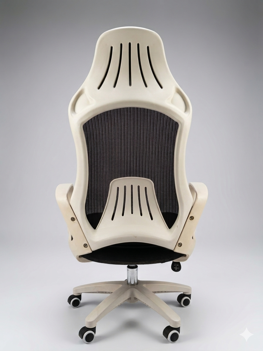 Black and white Modo Ergoo office chair with ergonomic design and adjustable features, suitable for modern workspace comfort.