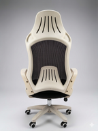 Black and white Modo Ergoo office chair with ergonomic design and adjustable features, suitable for modern workspace comfort.