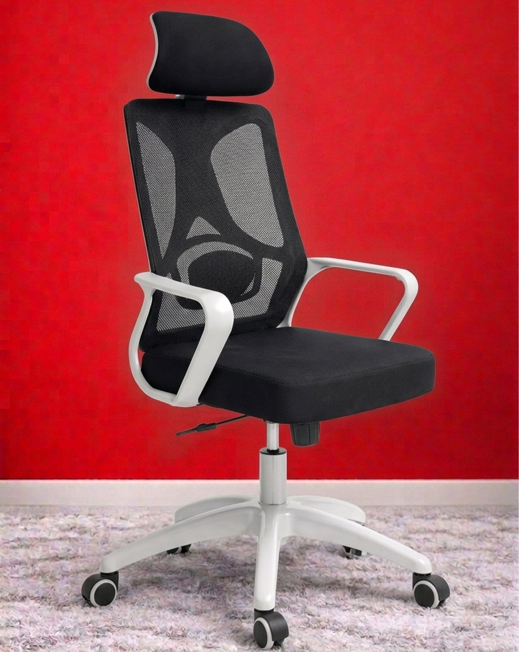 Modo Flex Office Chair in two colors, featuring ergonomic design, adjustable height, and modern style for workspace comfort.