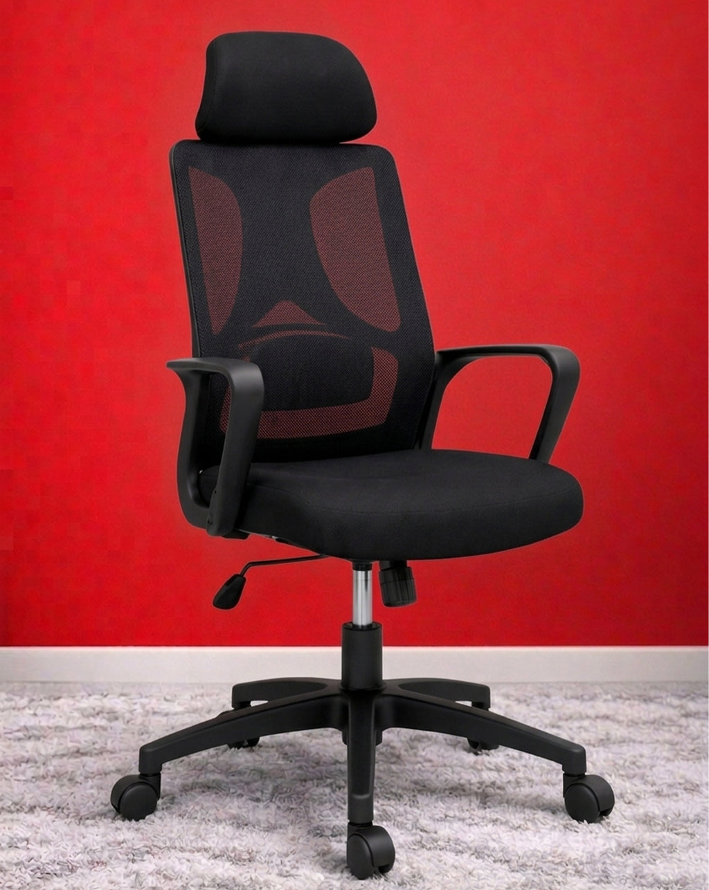 Modo Flex Office Chair in black, ergonomic office chair with adjustable features, modern design by Modo Chairs.