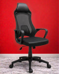 Black and white Modo Ergoo office chair with ergonomic design and adjustable features, ideal for modern workspace comfort.